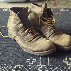 Red Wing Shoes Tan Leather Boots